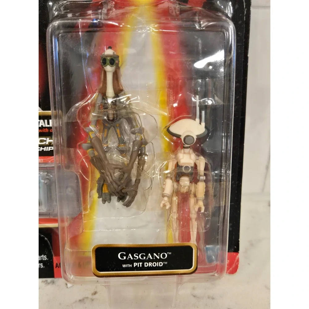 Star Wars Episode I Gasgano with Pit Droid Action Figure CommTech Chip 98 Hasbro